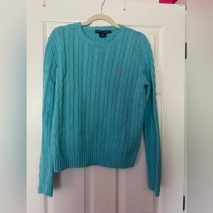 Blue Ralph Lauren Cable Knit Sweater!